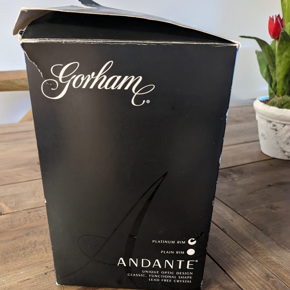 Gorham Crystal Wine Glasses